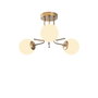 Opviq Daisy - 146-AV3 Lámpara de araña Dorado y Blanco